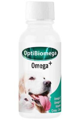 Bio PetActive Optibiomega Omega 3&6 Katkılı Kedi ve Köpekler için Sıvı Besin Takviyesi 100ml - 1