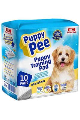 Bio PetActive Puppy Pea Yavru Köpekler için Çiş Pedi 60X60 - 1