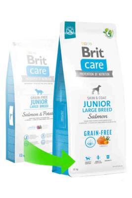 Brit Care Junior Skin & Coat Tahılsız Somon ve Patatesli Büyük Irk Yavru Köpek Maması 12kg - 1