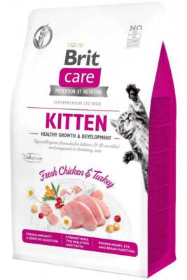 Brit Care Kitten Bağışıklık Güçlendirici Tavuklu Yavru Kedi Maması 7kg - 1