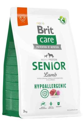 Brit Care Mono Protein Hipoalerjenik Kuzu Etli Yaşlı Köpek Maması 3kg - 1