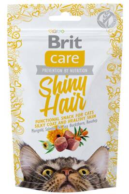 Brit Care Snack Shiny Hair Parlak Tüyler İçin Kedi Ödül Maması 50gr - 1