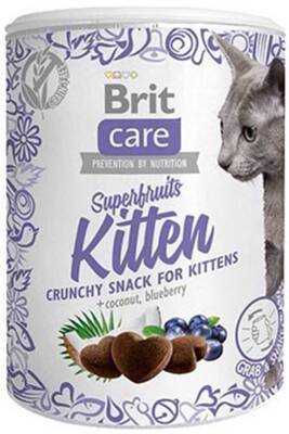 Brit Care Snack SuperFruits Yavru Kedi Ödül Maması 100gr - 1