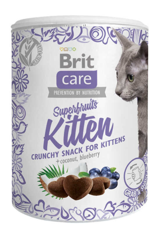Brit Care Snack SuperFruits Yavru Kedi Ödül Maması 100gr - 1