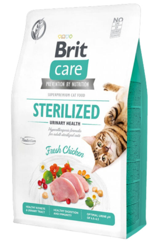 Brit Care Urinary Tahılsız Tavuklu Kısırlaştırılmış Kedi Maması 2 KG - 1