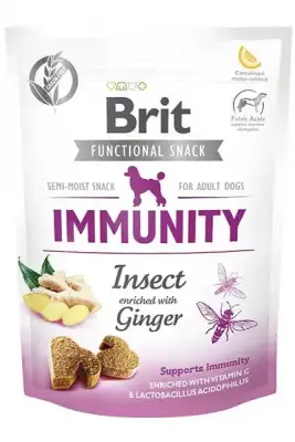 Brit Immunity Zencefilli ve Larva Proteinli Köpek Ödül Maması 150gr - 1