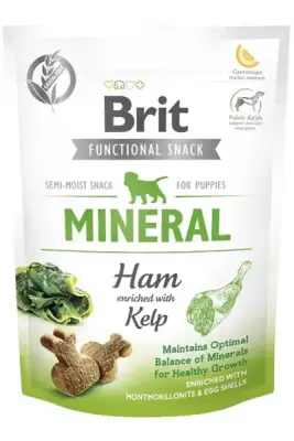 Brit Mineral Jambon ve Deniz Yosunlu Yavru Köpek Ödül Maması 150gr - 1