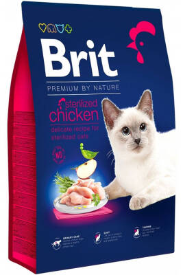 Brit Premium Tavuklu Kısırlaştırılmış Kedi Maması 8kg - 1