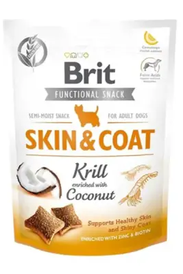 Brit Skin & Coat Karides ve Hindistan Cevizli Köpek Ödül Maması 150gr - 1