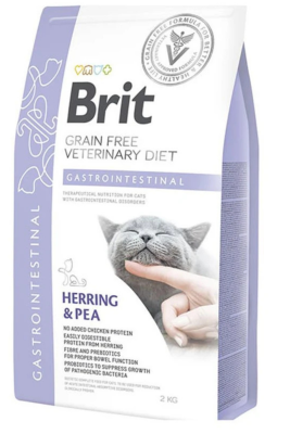 Brit Veterinary Diet Gastrointestinal Sindirim Sistemi Destekleyici Tahılsız Kedi Maması 2KG - 1