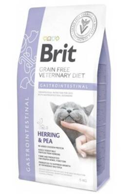 Brit Veterinary Diet Gastrointestinal Sindirim Sistemi Destekleyici Tahılsız Kedi Maması 5kg - 1