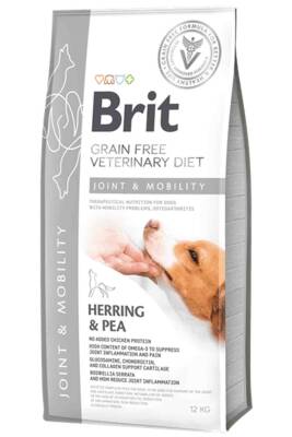 Brit Veterinary Diet Joint & Mobility Eklem Sağlığı Destekleyici Tahılsız Köpek Maması 12kg - 1