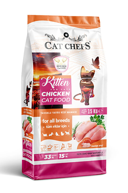 Cat Chefs Tavuklu Yavru Kedi Maması 15 Kg - 1