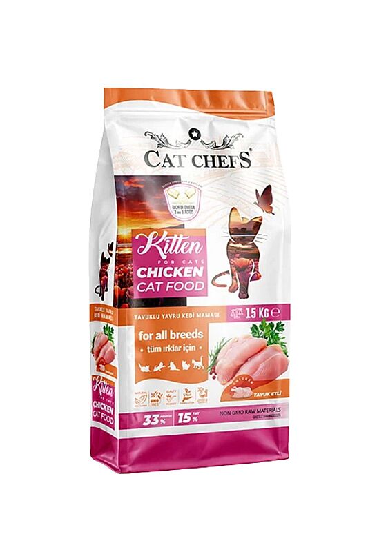 Cat Chefs Tavuklu Yavru Kedi Maması 15 Kg - 1