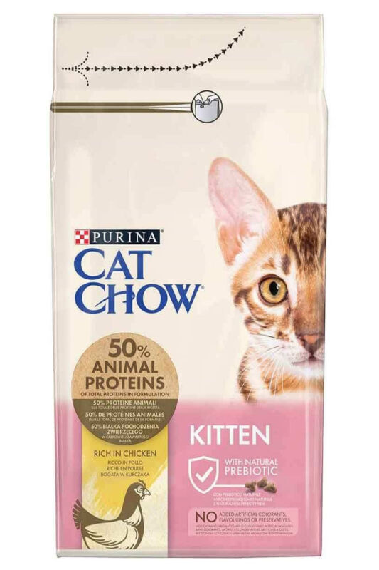 Cat Chow Kitten Tavuklu Yavru Kedi Maması 15 KG - 1