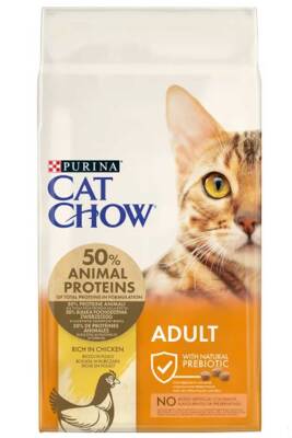 Cat Chow Tavuk ve Hindi Etli Yetişkin Kedi Maması 15kg - 1