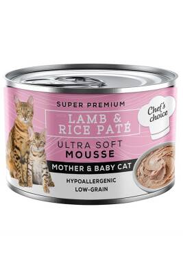 Chefs Choice Mother & Baby Cat Soft Mousse Anne ve Yavru Kedi Konservesi 200gr - 1