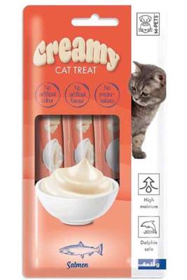 Creamy Somon Balıklı Kedi Ödülü 4x15gr - 1