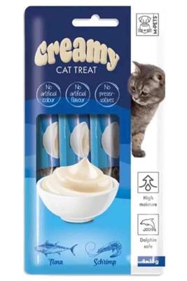 Creamy Ton Balıklı Karidesli Kedi Ödülü 4x15gr - 1