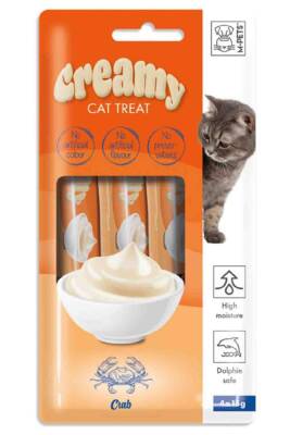 Creamy Yengeçli Kedi Ödülü 4x15gr - 1