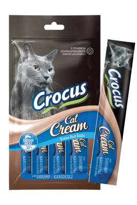 Crocus Karidesli Krema Kedi Ödülü 4x15 Gram - 1