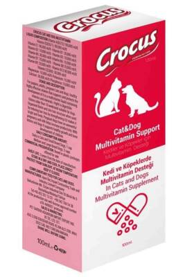 Crocus Kedi ve Köpek Multivitamin Desteği 100ml - 1