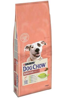 Dog Chow Hassas Köpekler için Somonlu Yetişkin Köpek Maması 14kg - 1