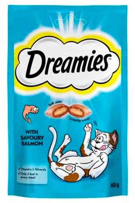 Dreamies Somonlu Kedi Ödül Maması 60gr - 1