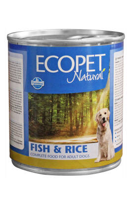 Ecopet Natural Balık ve Pirinçli Yetişkin Köpek Konservesi 300gr - 1