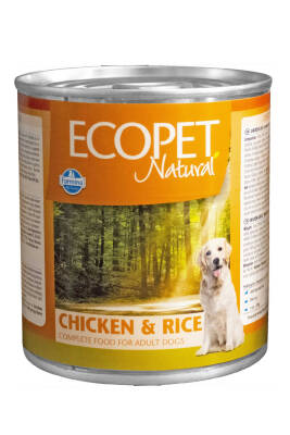 Ecopet Natural Tavuk ve Pirinçli Yetişkin Köpek Konservesi 300gr - 1