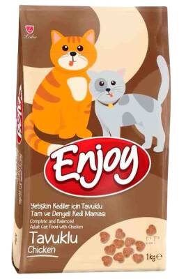 Enjoy Tavuklu Yetiskin Kedi Mamasi 1kg - 1