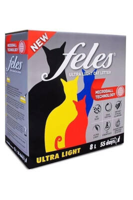 Feles Active Carbon Topaklanan Kedi Kumu 8 Lt - 1