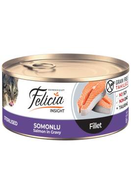 Felicia Somonlu Kısırlaştırılmış Kedi Konservesi 85gr - 1