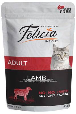 Felicia Tahılsız Kuzu Etli Yetişkin Kedi Konservesi 85gr - 1