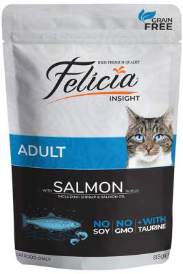 Felicia Tahılsız Somonlu Yetişkin Kedi Konservesi 85gr - 1