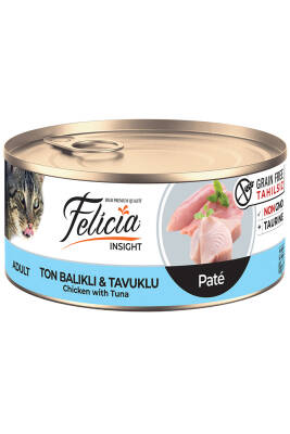 Felicia Ton Balıklı ve Tavuklu Yetişkin Kıyılmış Kedi Konservesi 85gr - 1