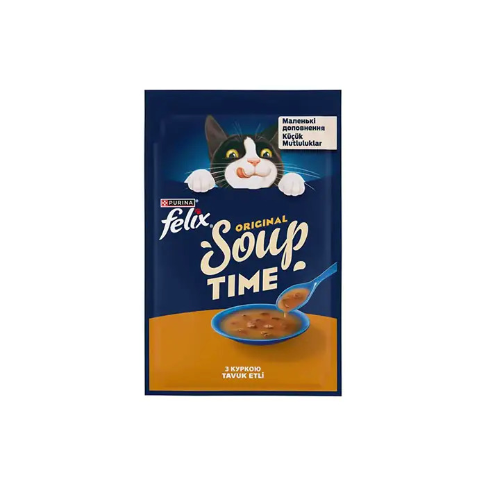Felix Kedi Çorbası Tavuk Etli 48 Gr - 1