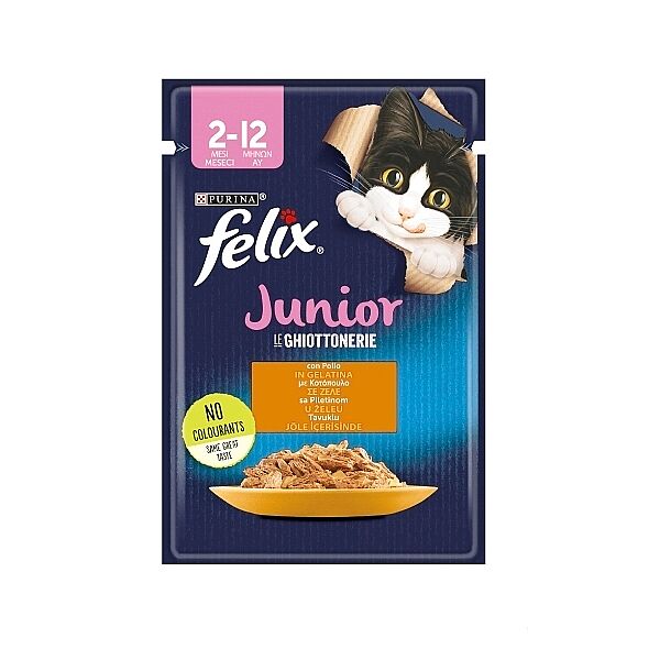 Felix Pouch Jöle İçinde Tavuklu Yavru Kedi Konservesi 85 Gr - 2