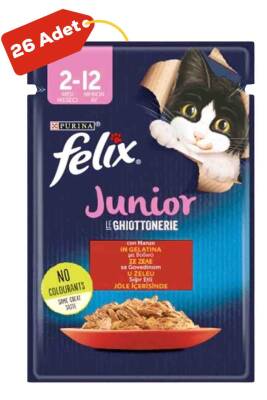 Felix Sığır Etli Yavru Kedi Konservesi 26x85gr 26lı - 1