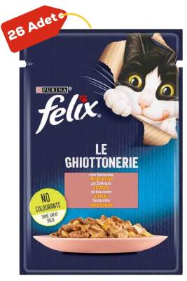 Felix Somonlu Yetişkin Kedi Konservesi 26x85gr 26lı - 1