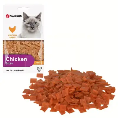 Flamingo Chicken Bites Tavuklu Kedi Ödül Maması 85gr - 1