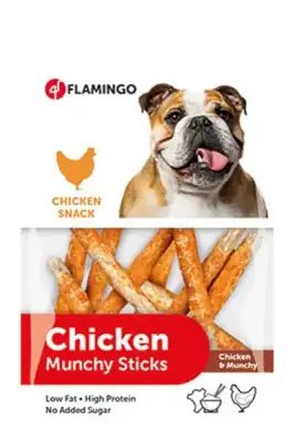 Flamingo Chicken Et Sargılı Muncy Köpek Ödül Maması 80gr - 1