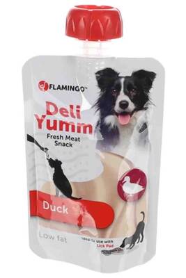 Flamingo Deli Yumm Ördekli Taze Sıvı Köpek Ödül Maması 90gr - 1