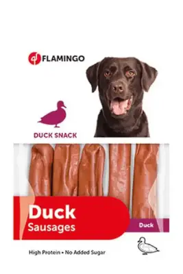 Flamingo Duck Snack Ördek Etli Sosis Köpek Ödül Maması 85gr - 1