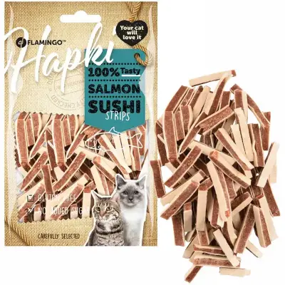 Flamingo Hapki Somonlu Sushi Şerit Kedi Ödül Maması 85gr - 1