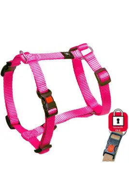 Flamingo Kilitli Köpek Göğüs Tasması 35-50cm Pembe - 1