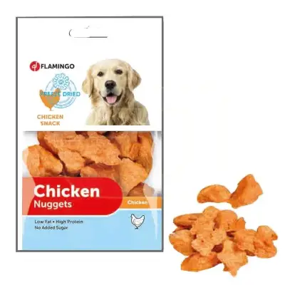 Flamingo Nuggets Dondurulmuş Tavuk Köpek Ödülü 70gr - 1