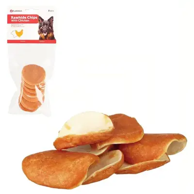 Flamingo Rawhide Chips Tavuklu Köpek Ödülü 100gr - 1