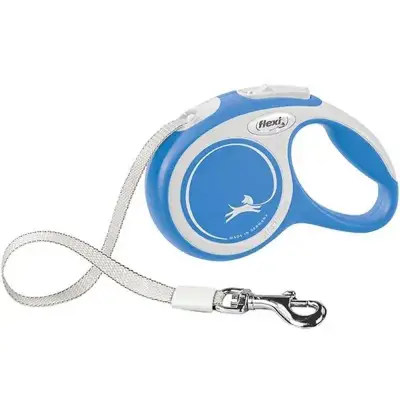 Flexi New Comfort Otomatik Şerit Köpek Gezdirme Kayışı 3mt (XS) Mavi - 1