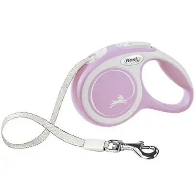 Flexi New Comfort Otomatik Şerit Köpek Gezdirme Kayışı 3mt (XS) Rose - 1